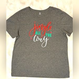 Christmas Tee, size L (12-14), pre-owned, like new.